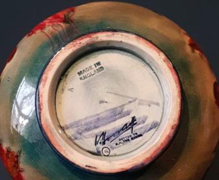 Moorcroft Leaf and Berries Flambe Vase - Image 3