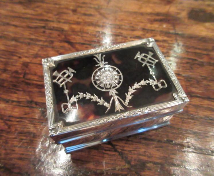 Fine George V Period Silver & Tortoiseshell Table Box - Image 2
