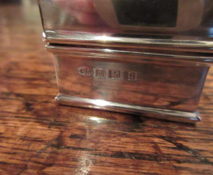 Fine George V Period Silver & Tortoiseshell Table Box - Image 3