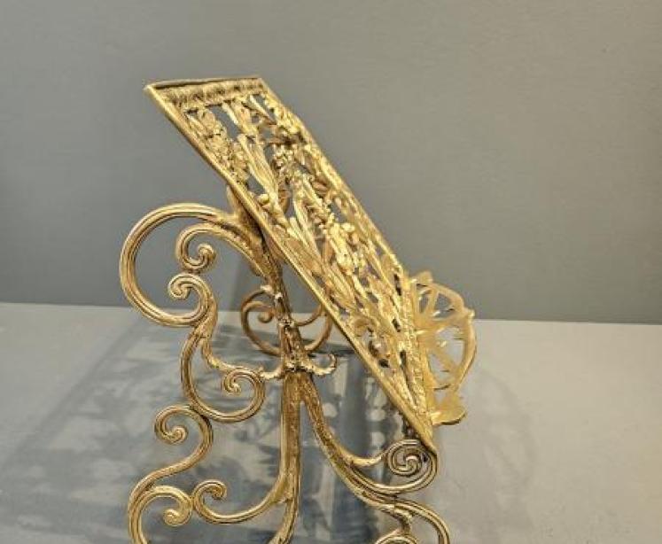Victorian Brass Book Easel - Image 6