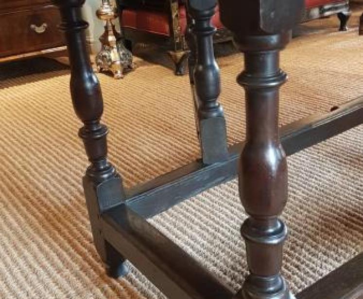 8 Seater George II Oak Oval Table - Image 3