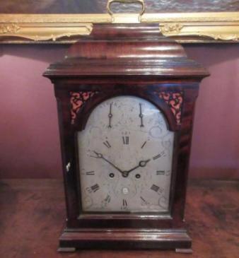 Fine George III Period Edinburgh Fusee Bracket Clock