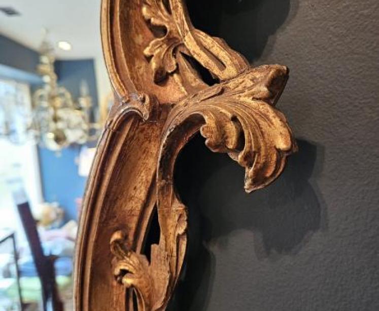 Edwardian Timber Gilt Mirror - Image 3