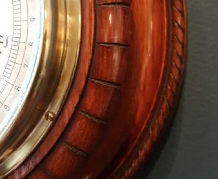 Negretti and Zambra Oak Cased Barometer - Image 2