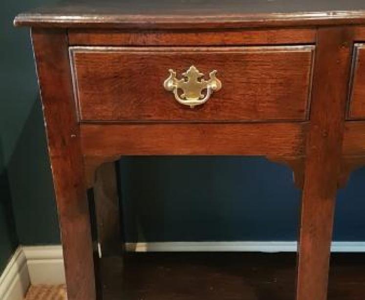 George II Oak Open Pot Board Dresser - Image 6