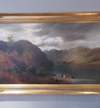 Stunning Large William Mellor Oil on Canvas Painting