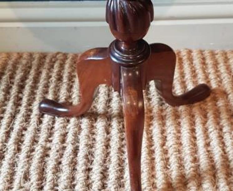 Quality Edwardian Mahogany Wine Table - Image 6