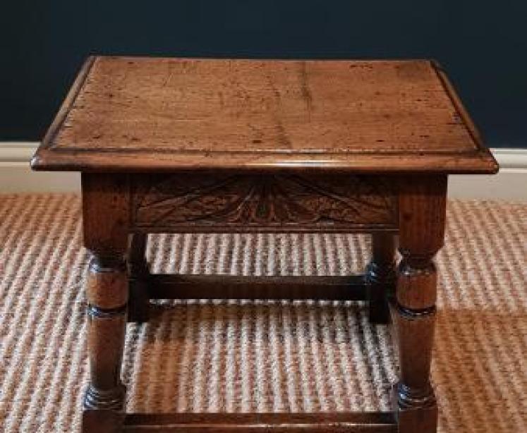 Victorian Oak Joint Stool - Image 1