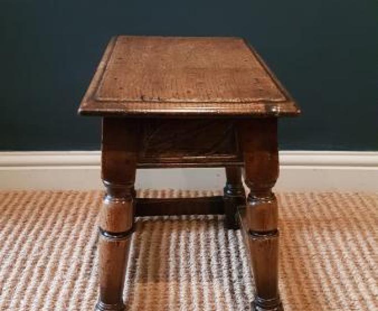 Victorian Oak Joint Stool - Image 2