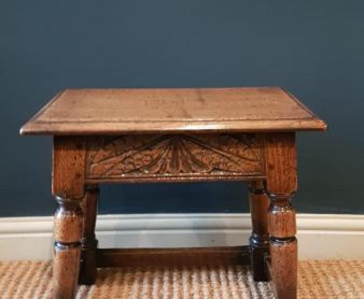 Victorian Oak Joint Stool - Image 5