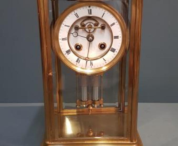 Victorian Four Glass Clock - Image 1