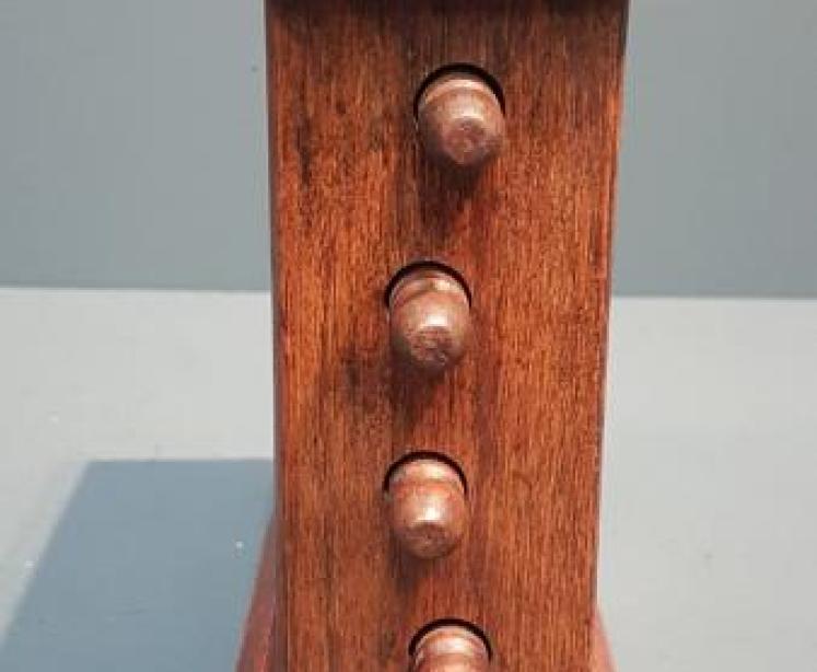 Edwardian Oak Perpetual Desk Calendar - Image 2