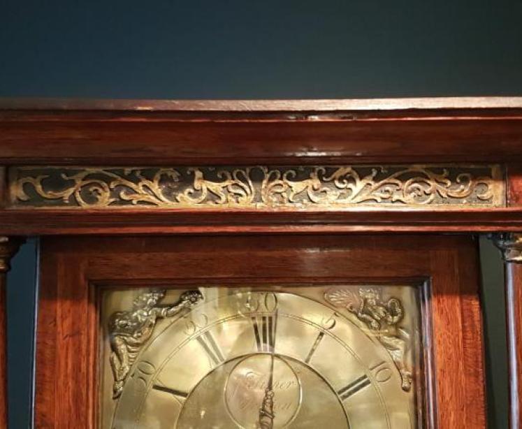 George III Oak Fisher of Preston Longcase Clock - Image 3