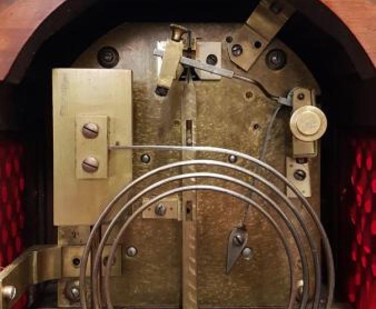 Russells Liverpool Double Fusee Bracket Clock - Image 2