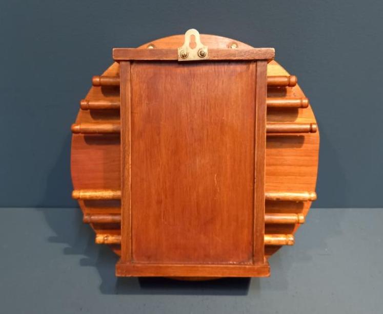 Large Victorian Walnut Perpetual Wall Calendar - Image 6