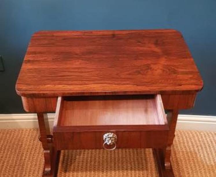 Regency Rosewood Lamp Table - Image 4
