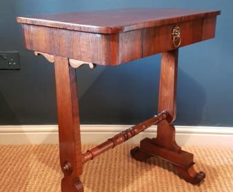 Regency Rosewood Lamp Table - Image 6
