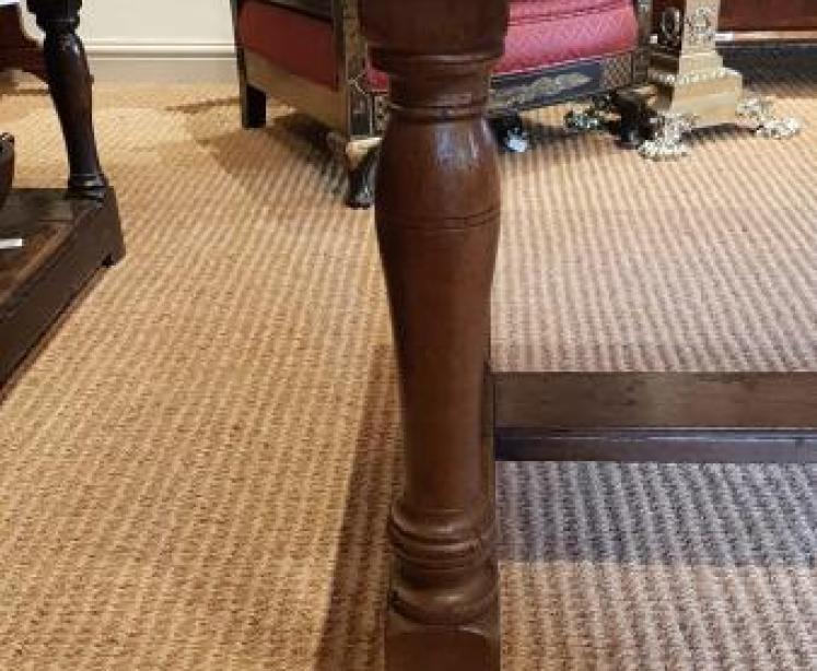 George III Oak Farmhouse Refectory Table - Image 4