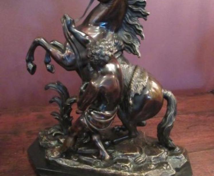 Superior Pair of 19th Century Bronze 'Marley' Horses - Image 2