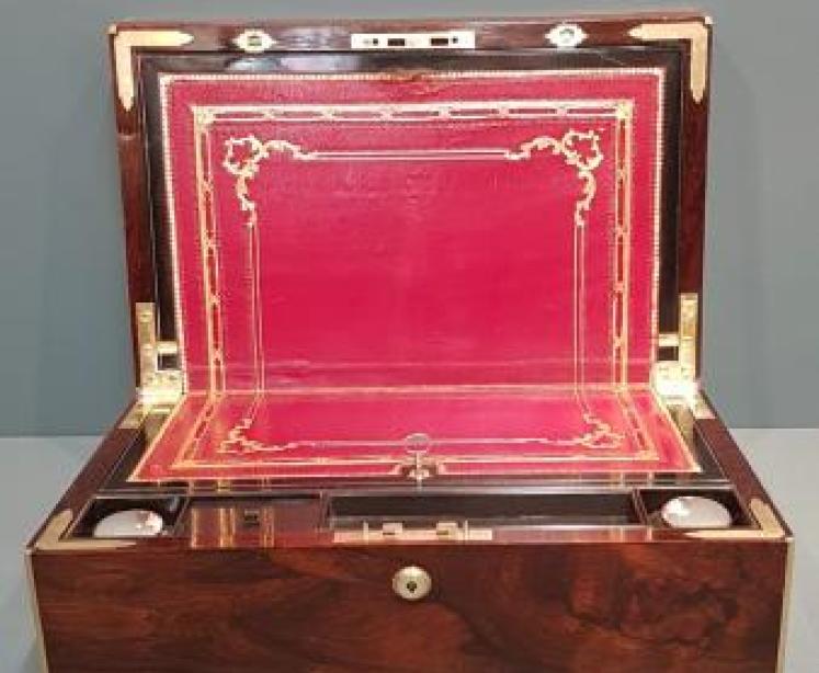 Sampson Mordan Rosewood Writing Slope  - Image 1