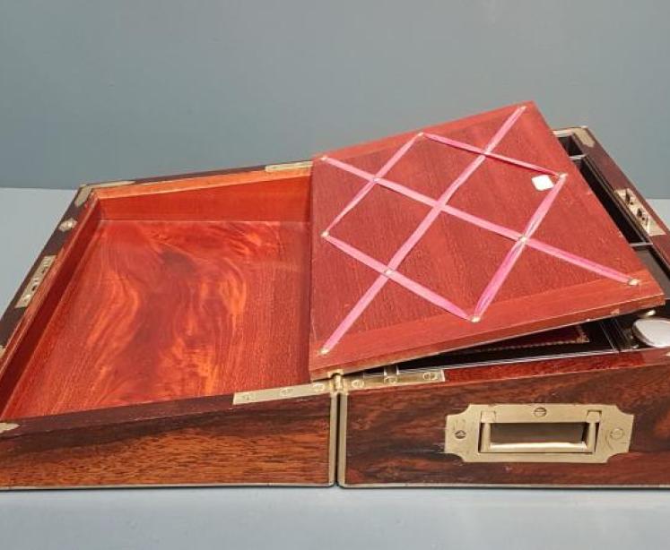 Sampson Mordan Rosewood Writing Slope  - Image 2