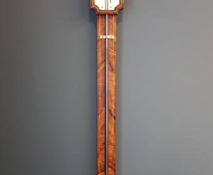 Superb Regency Figured Rosewood Stick Barometer - Image 1