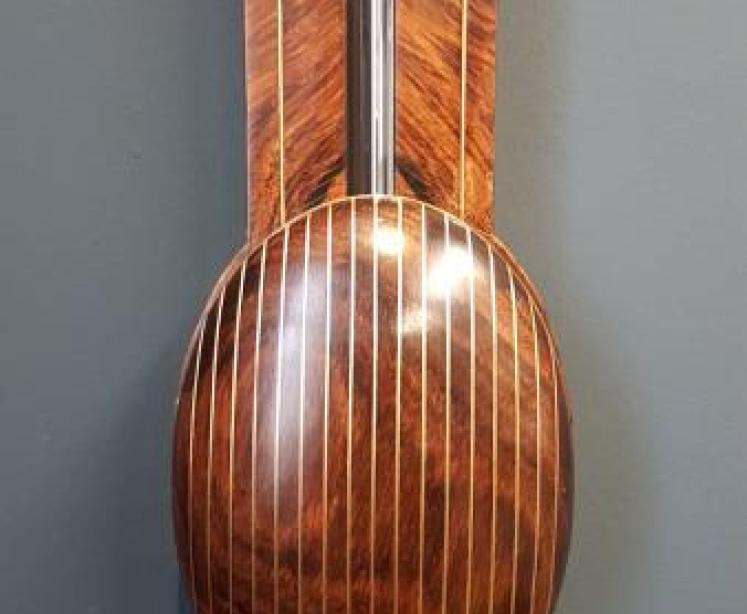 Superb Regency Figured Rosewood Stick Barometer - Image 5