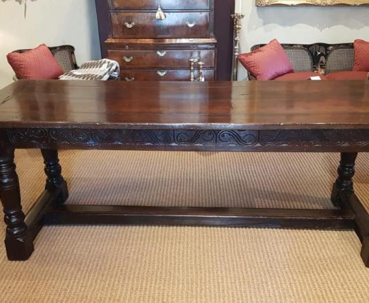 Early Period Oak 10 Seater Refectory Table c.1690  - Image 2