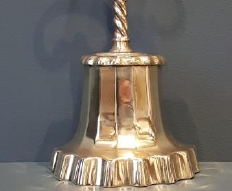 Early Victorian Brass Country House Door Stop - Image 4