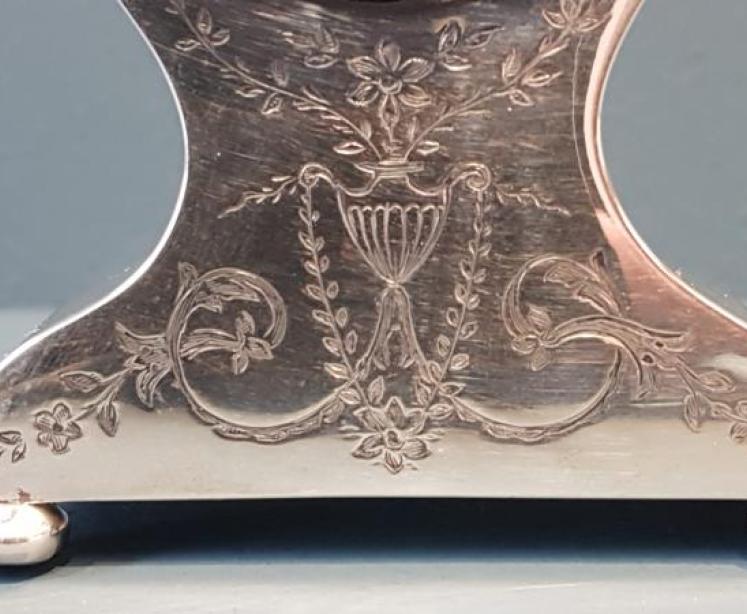 Small George V Silver Clock - Image 5