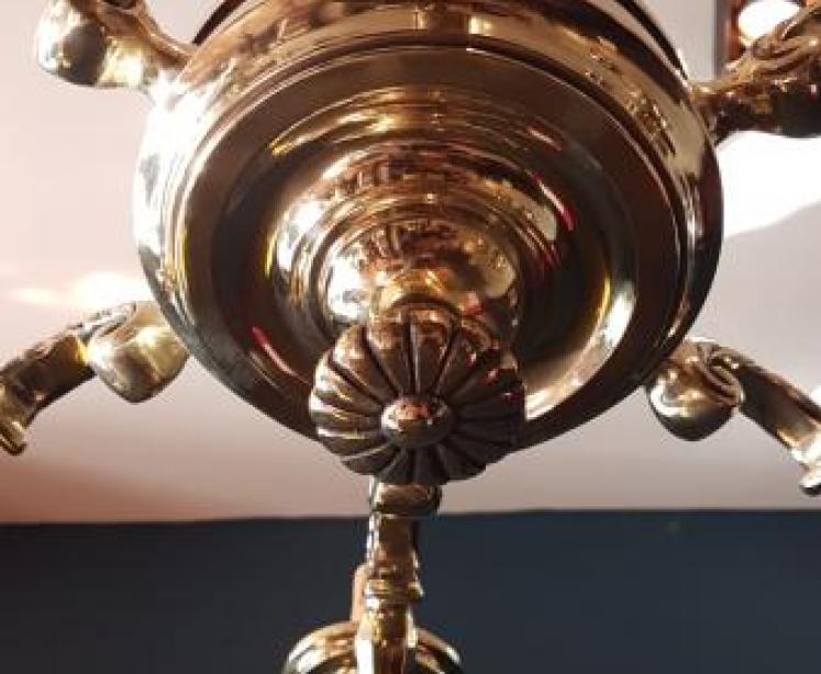 Edwardian Six Arm Light Fitting - Image 3