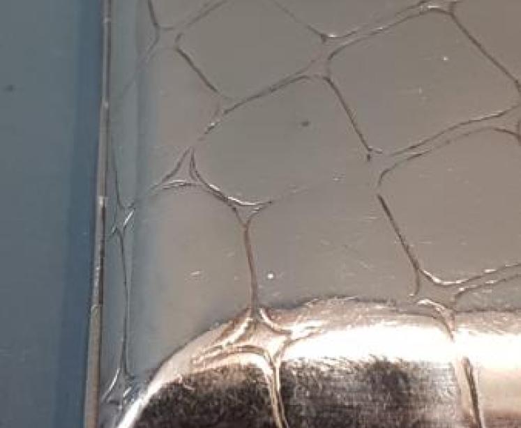 Edwardian Silver Crocodile Skin Design Cheroot Case  - Image 3