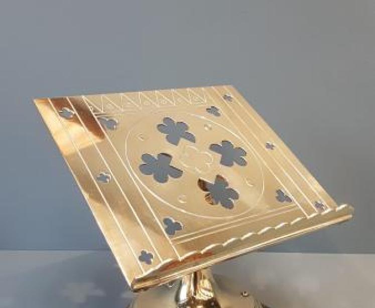 Victorian Cast Brass Book Lectern - Image 1