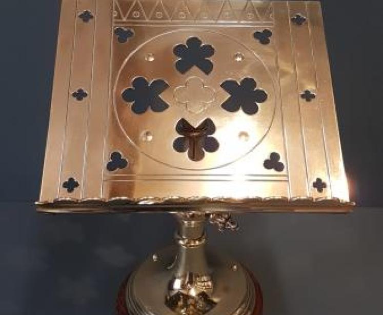 Victorian Cast Brass Book Lectern - Image 7