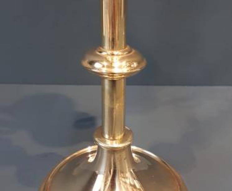 Pair of Victorian Adjustable Brass Candelabra - Image 4