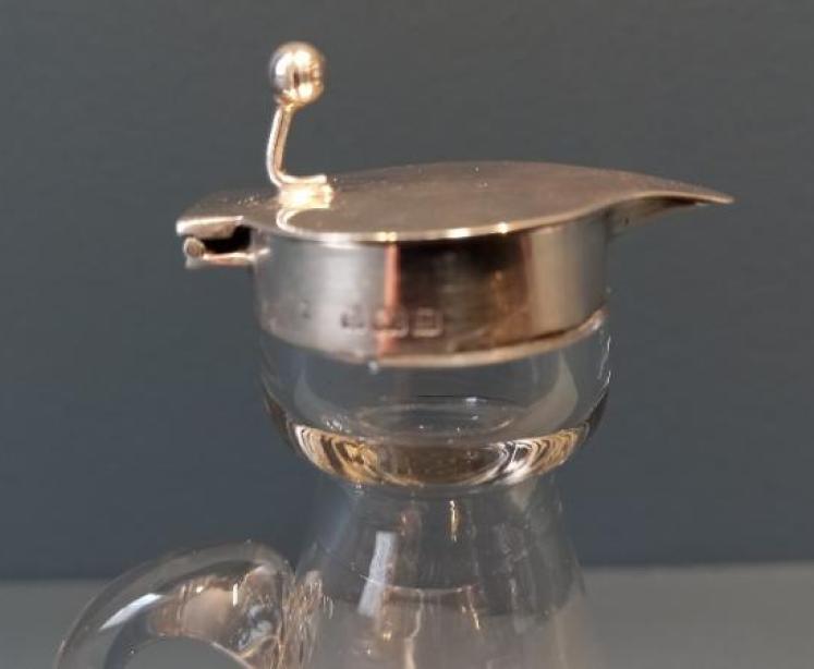 George V Period Silver Whisky Noggin Decanter - Image 4