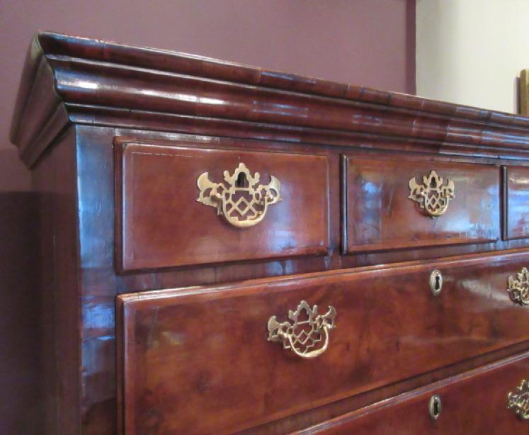 Stunning George II Period Walnut Chest on Chest - Image 5