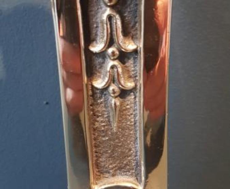 Victorian Cast Brass Country House Door Stop - Image 5