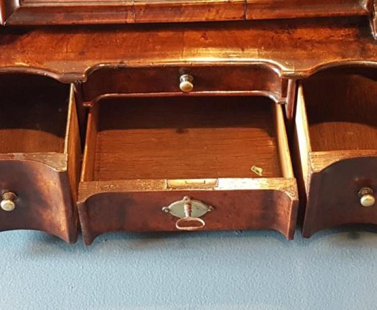 Outstanding Period Walnut Toilet Mirror - Image 2