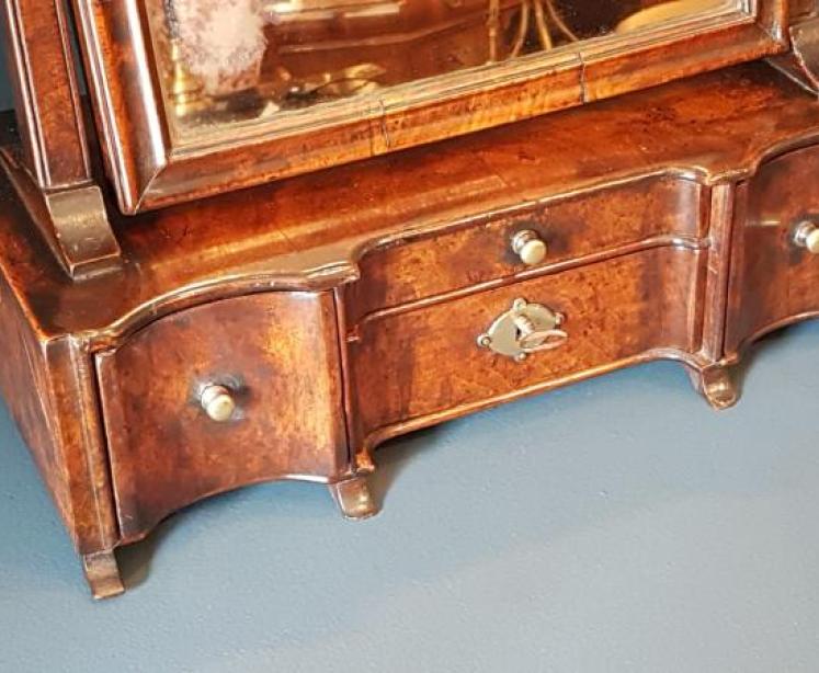 Outstanding Period Walnut Toilet Mirror - Image 7