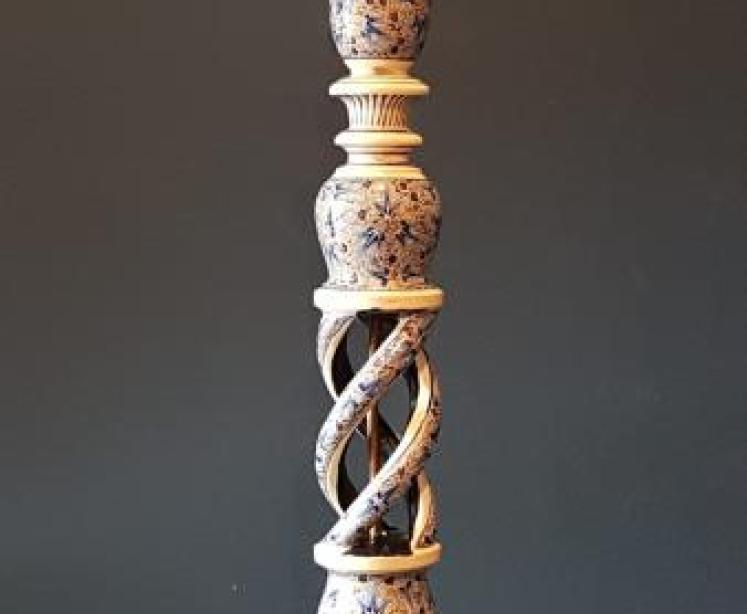 Large Kashmiri Table Lamp - Image 1