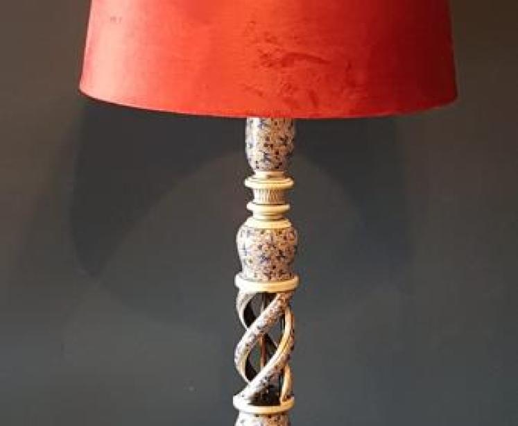 Large Kashmiri Table Lamp - Image 6