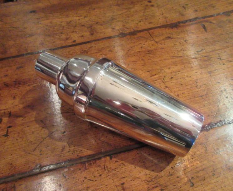 Top Quality Edwardian Silver American Cocktail Shaker - Image 2