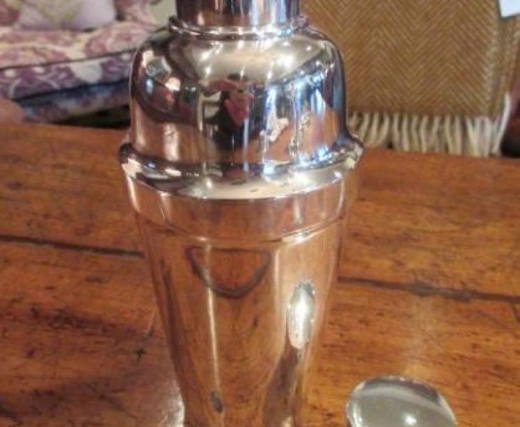Top Quality Edwardian Silver American Cocktail Shaker - Image 5