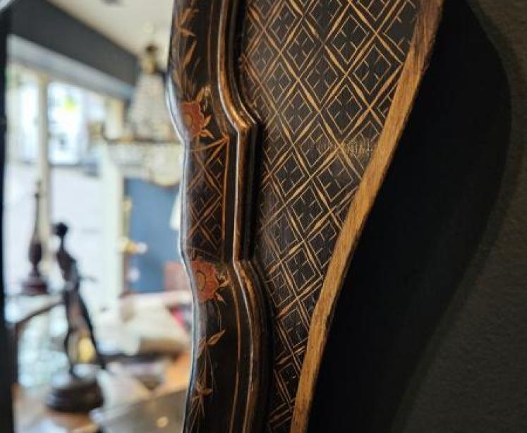 Large Edwardian Chinoiserie Mirror - Image 4