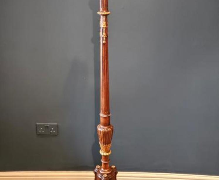 Edwardian Country House Lamp Standard - Image 1