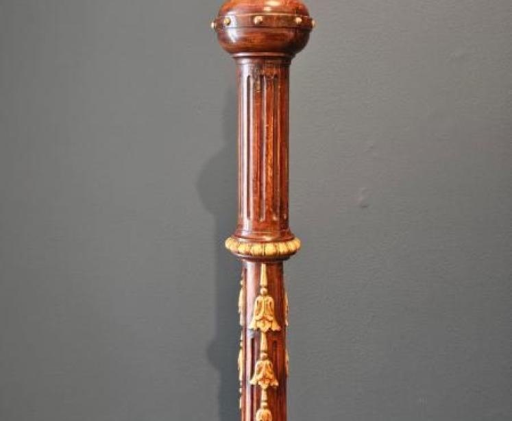 Edwardian Country House Lamp Standard - Image 2