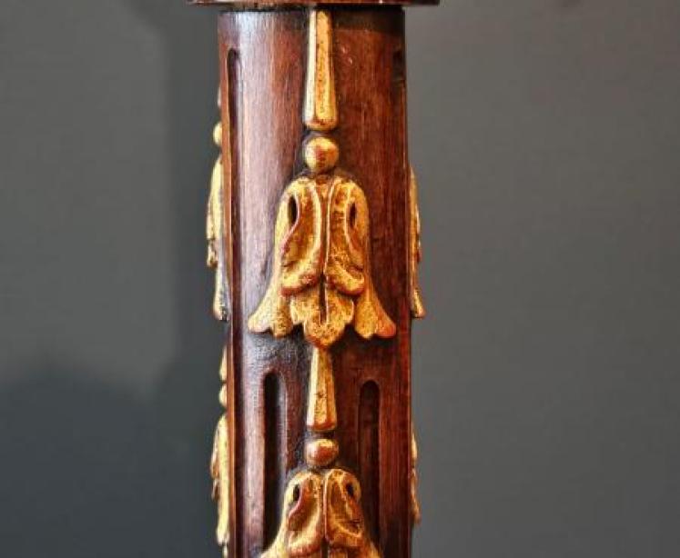 Edwardian Country House Lamp Standard - Image 5