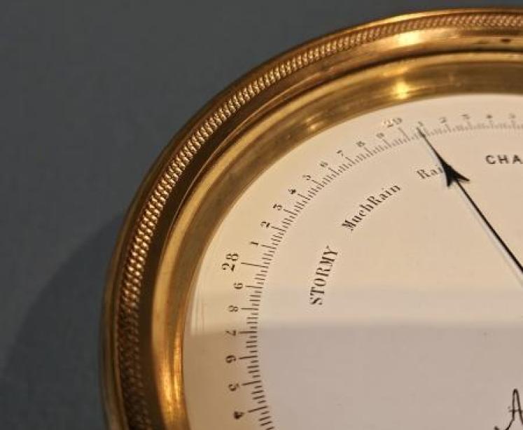 Fine Quality Marine Barometer by Adie, Edinburgh - Image 4