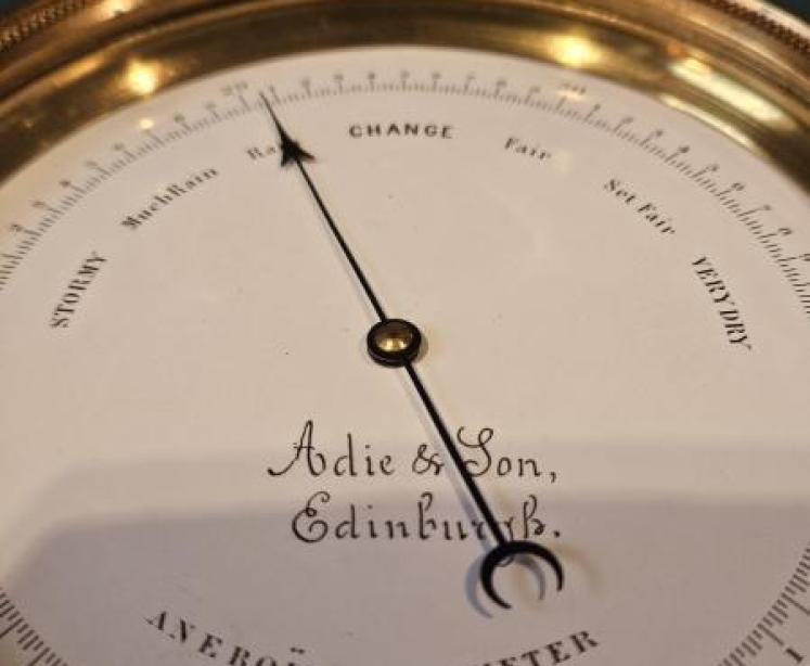 Fine Quality Marine Barometer by Adie, Edinburgh - Image 5